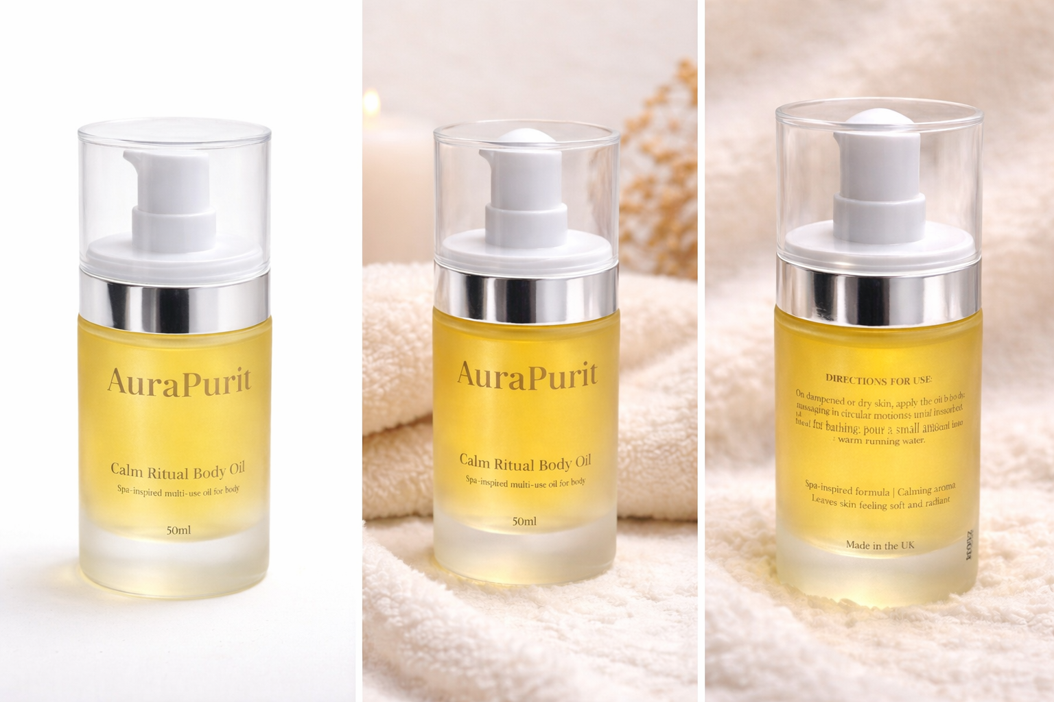 AuraPurit Calm Ritual Body Oil 50 ml / 1.75 fl oz