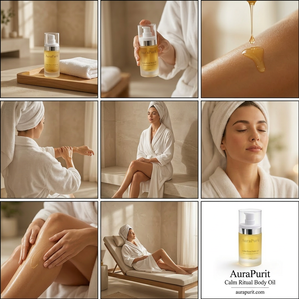 AuraPurit Calm Ritual Body Oil 50 ml / 1.75 fl oz